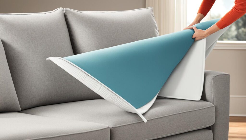 Installation Sofa Topper